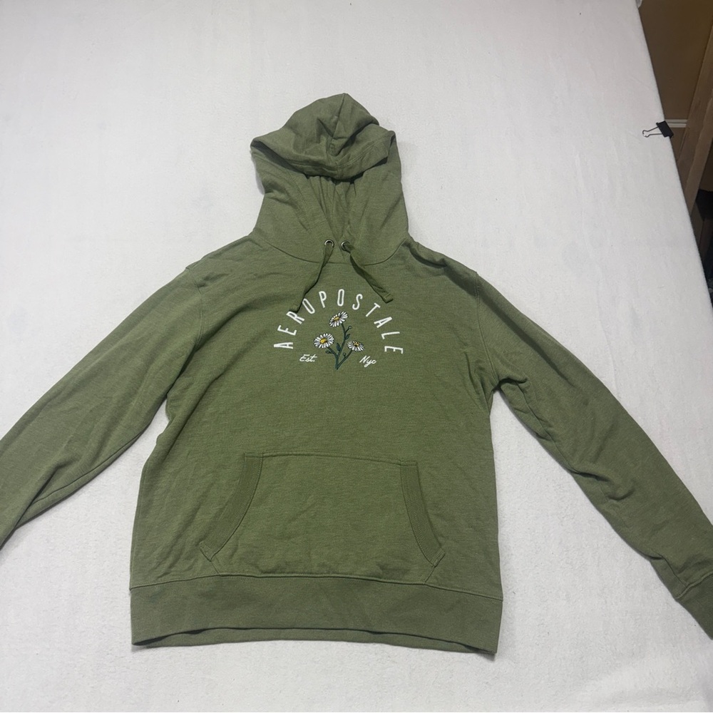 Aeropostale Women’s Olive Hoodie Sweater